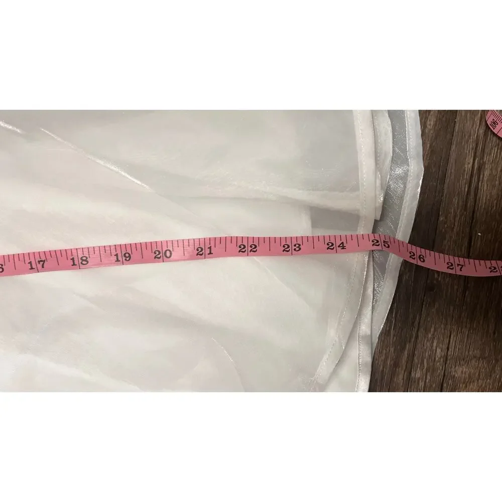 Alamour The Label Celine Mini Dress Off Shoulder White XL Ethereal Fairycore - Picture 12 of 13